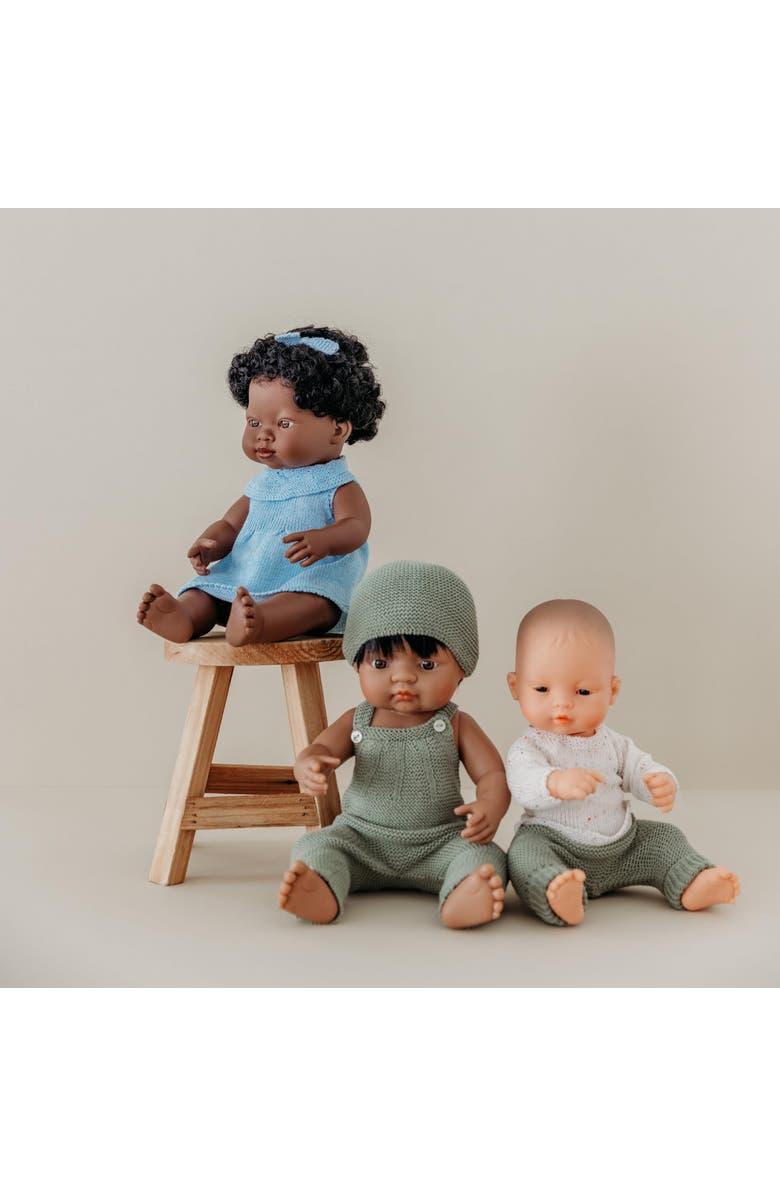 Miniland Baby Boy Doll with Hair - 15", Alternate, color, Medium Skin