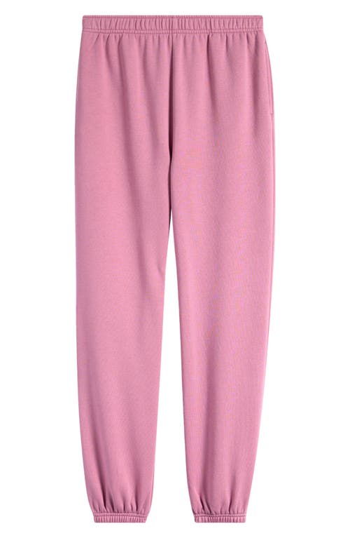 Treasure & Bond Kids' Classic Cotton Blend Fleece Sweatpants in Purple Victoria 