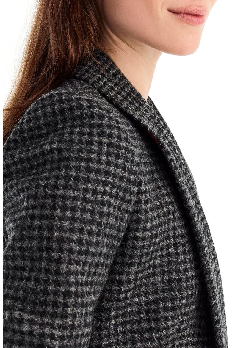 Parke Houndstooth Wool Blazer, Alternate, color, BLACK SLATE