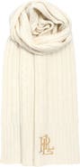 Lauren Ralph Lauren core cable logo scarf
