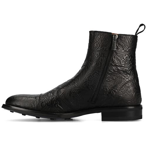 Taft The Lewis Boot In Noir Viejo