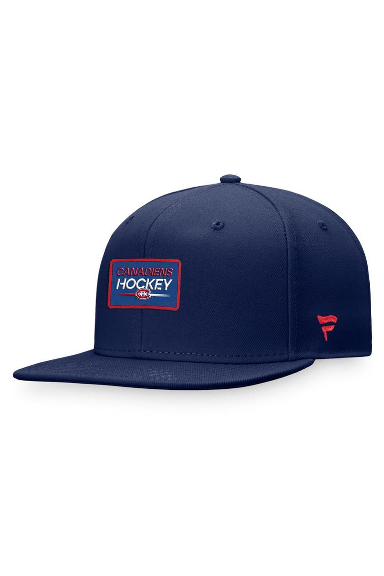 Men's Fanatics Branded  Navy Montreal Canadiens Authentic Pro Prime Snapback Hat, Main, color, Navy