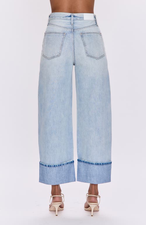 Pistola Ryder High Rise Cuffed Straight Jeans In Essex