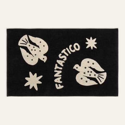 Tabea Animal Jacquard %100 Cotton Velvet Beach Resort Style