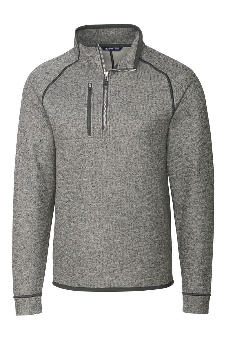 Mainsail Sweater Knit Half Zip Jacket, Main, color, POLISHED HEATHER