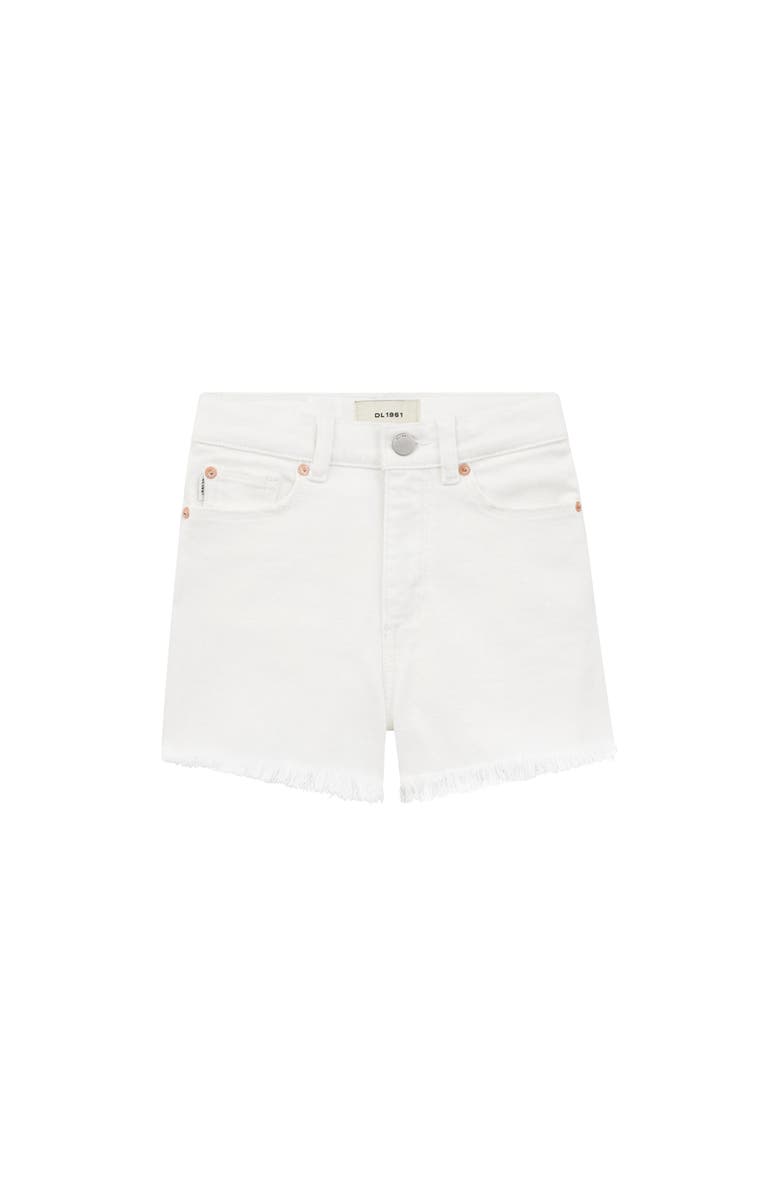 DL1961 Lucy Shorts, Main, color, White Frayed