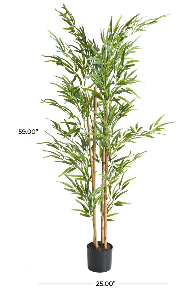 GINGER BIRCH STUDIO Artificial Bamboo Potted Tree, Alternate, color,