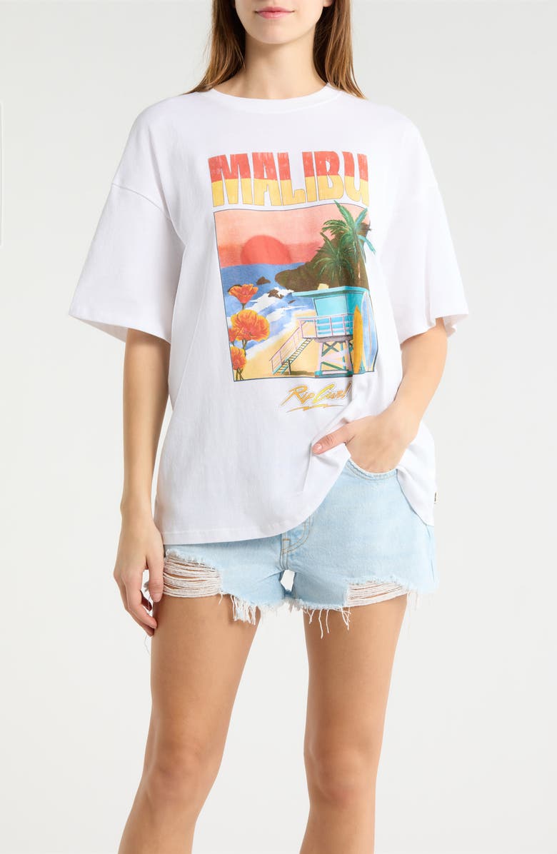 Rip Curl Hayley O Heritage Graphic T-Shirt, Main, color, Optical White
