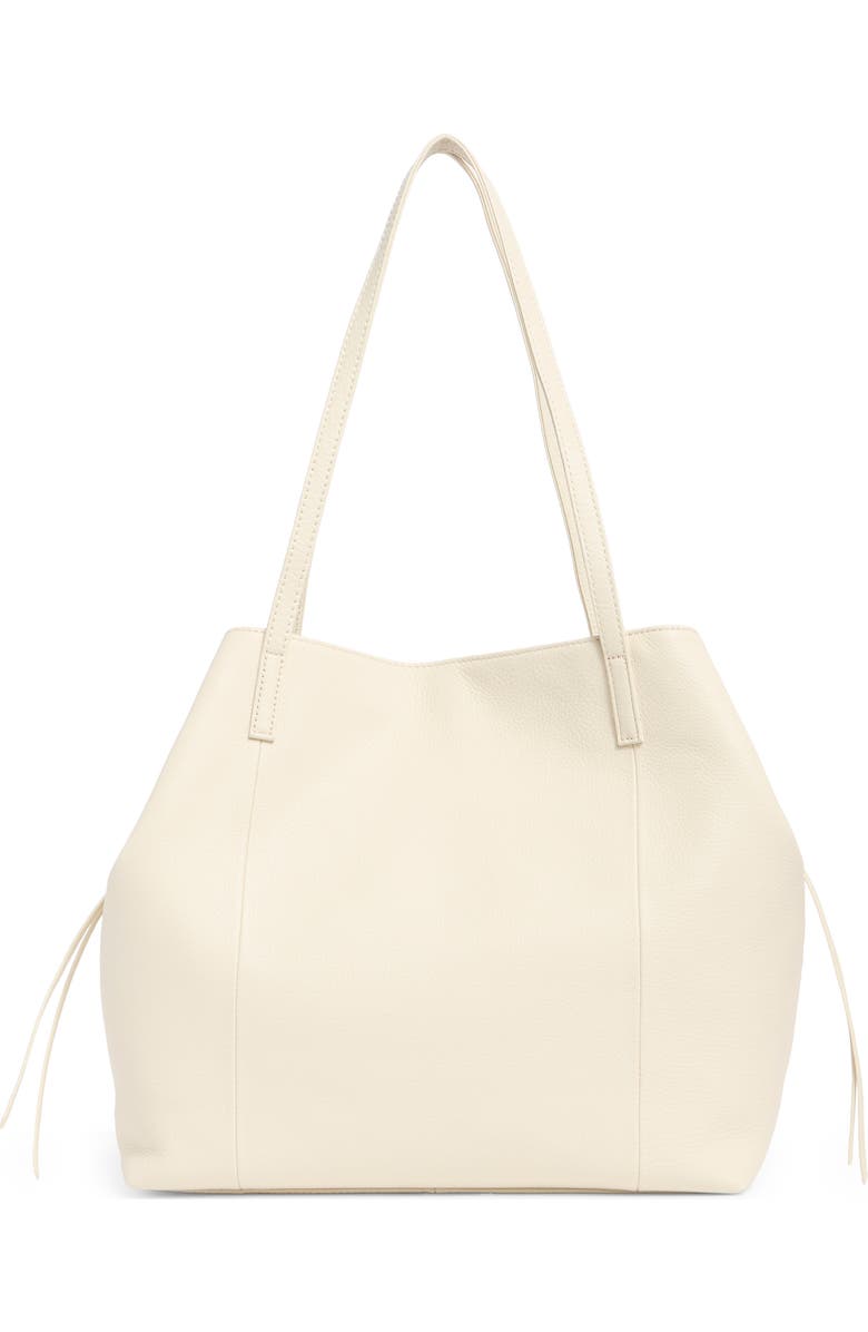 HOBO Medium Kingston Leather Tote, Main, color, Ivory