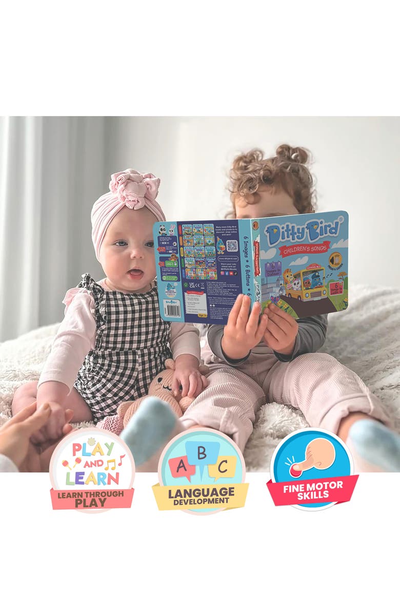 Ditty Bird Kids' Childrens Songs Interactive Musical Sound Book, Alternate, color, Blue