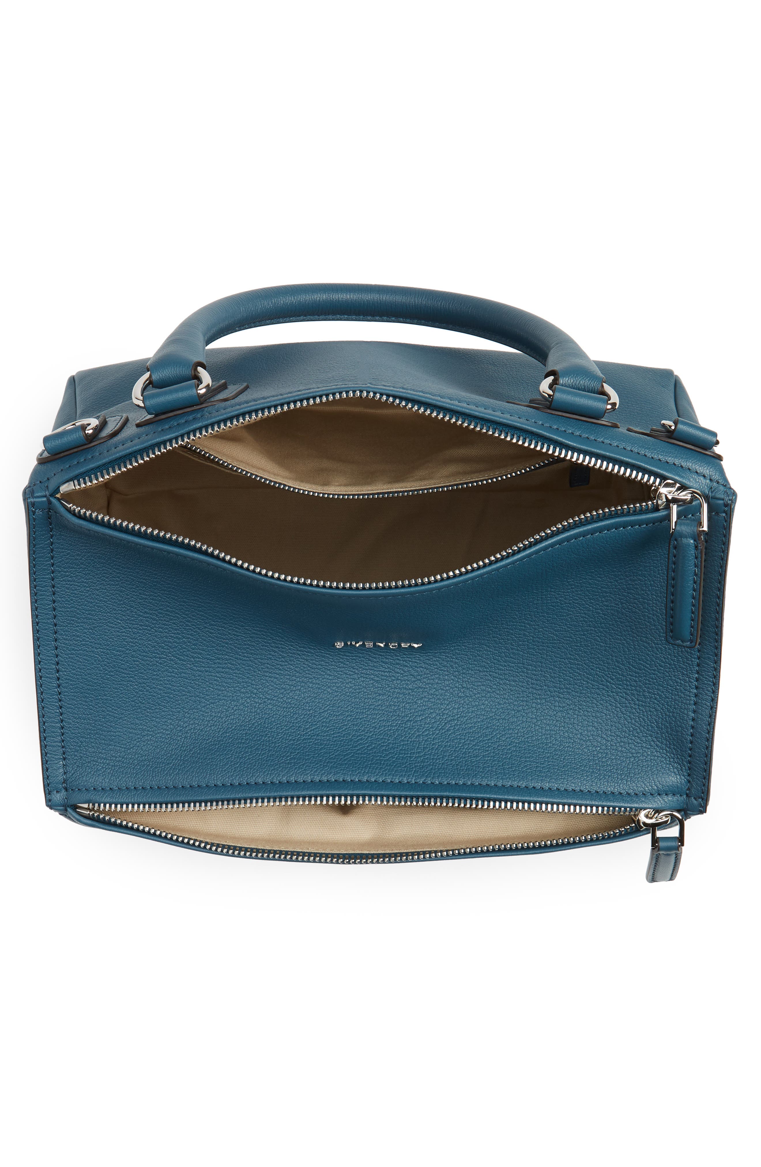 Givenchy Medium Pandora Sugar Leather Satchel, Alternate, color, 