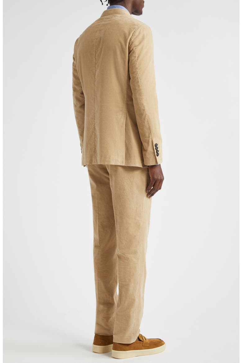 Cotton Corduroy Suit, Alternate, color, DESERT