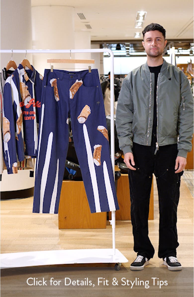 Cafe Milano Graphic Pants, sales video thumbnail