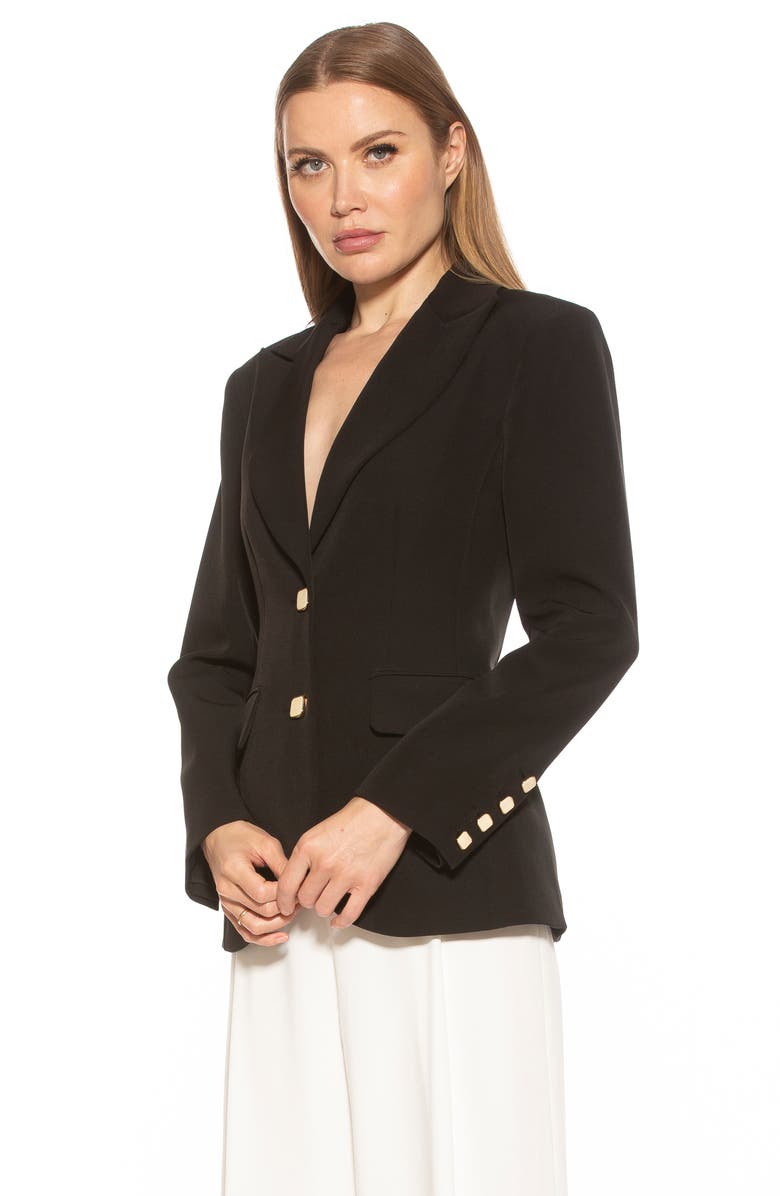 Alexia Admor Jessica Peak Lapel Blazer, Alternate, color,