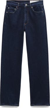 rag & bone Harlow High Waist Straight Leg Jeans