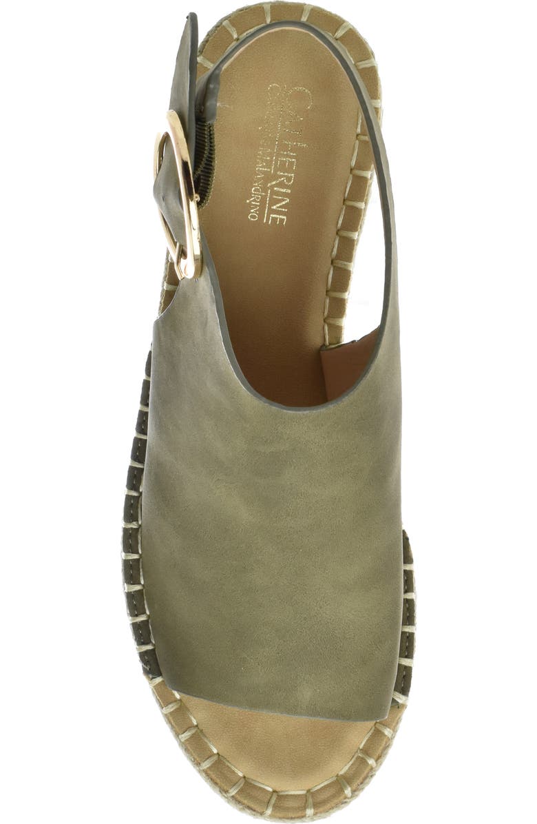 Catherine Catherine Malandrino Cirkly Espadrille Wedge Sandal, Alternate, color,