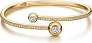 HEARTS ON FIRE Dream 18k Gold Diamond Bypass Bangle
