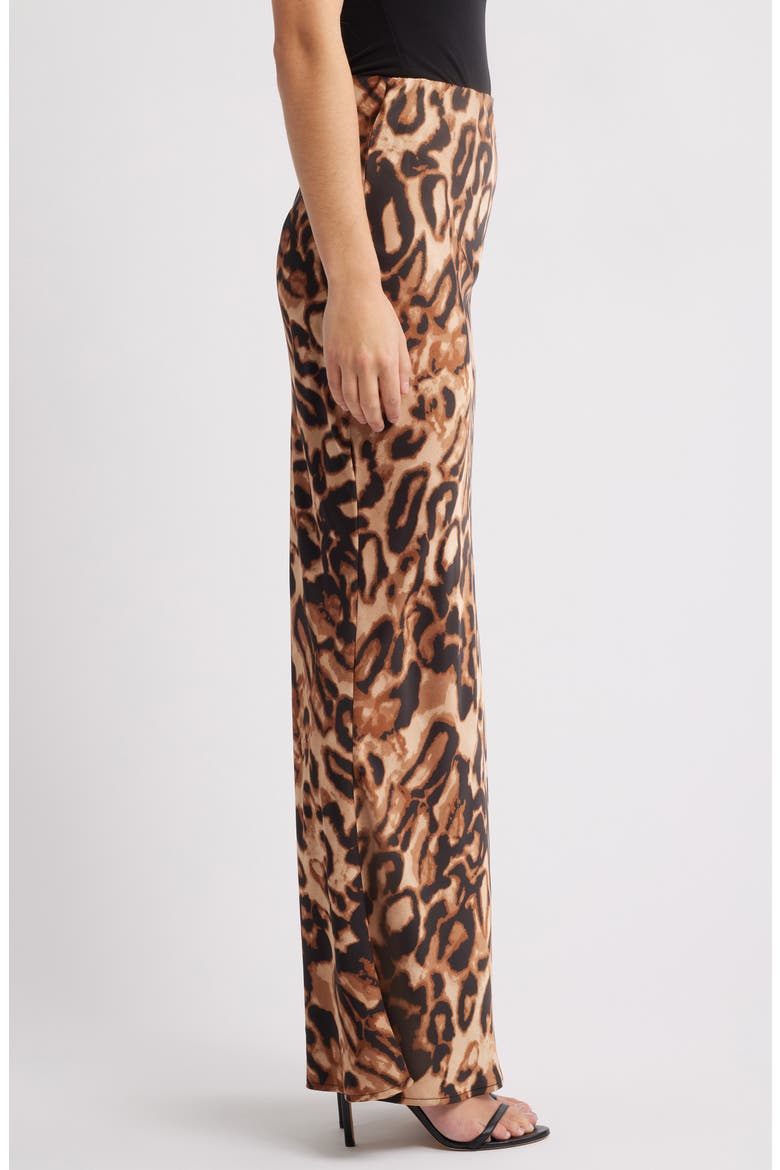 Freyja Leopard Print Maxi Skirt, Alternate, color, LEOPARD