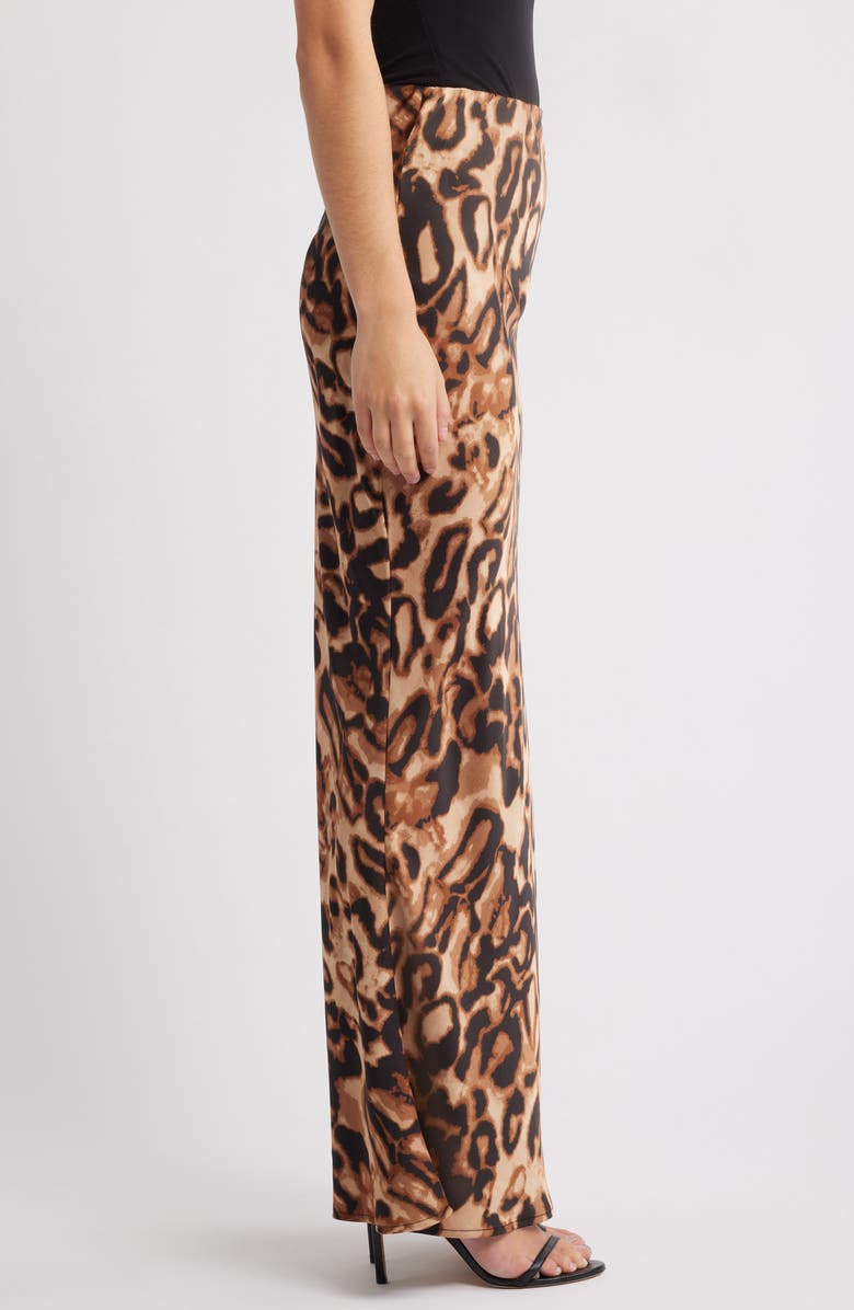 NIKKI LUND Freyja Leopard Print Maxi Skirt, Alternate, color, Leopard