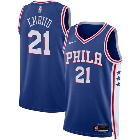 Unisex Nike Joel Embiid Royal Philadelphia 76ers Swingman Jersey - Icon Edition