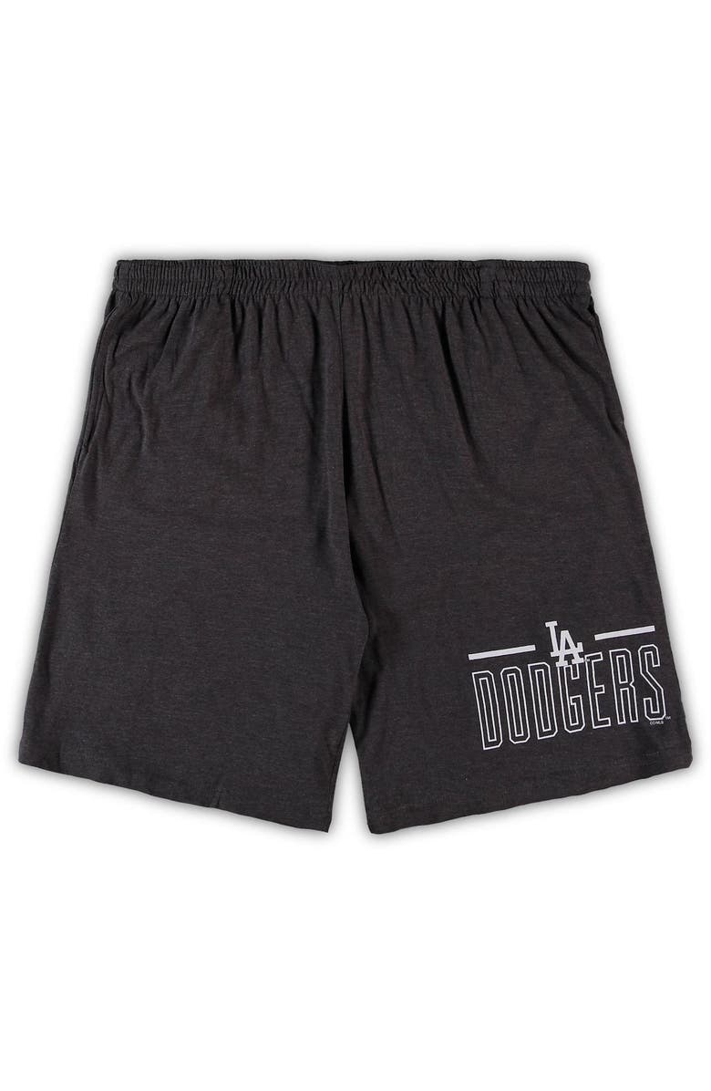 CONCEPTS SPORT Men's Concepts Sport Royal/Charcoal Los Angeles Dodgers Big & Tall T-Shirt & Shorts Sleep Set, Alternate, color, 