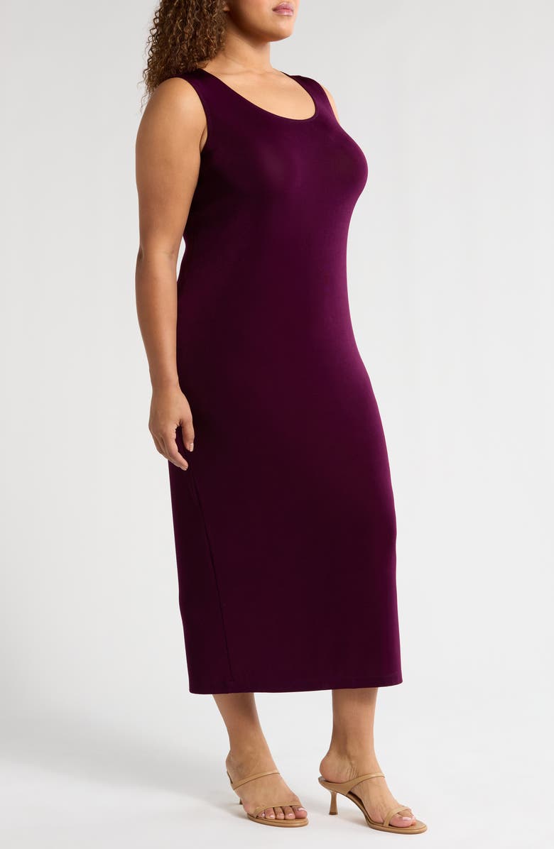Vikki Vi Sleeveless Stretch Knit Maxi Tank Dress, Alternate, color, 