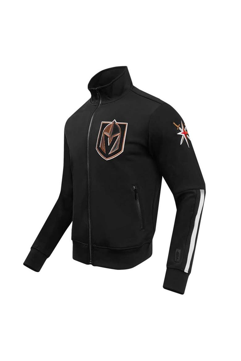 Men's Pro Standard Black Vegas Golden Knights Classic Chenille Full-Zip Track Jacket, Alternate, color, Black
