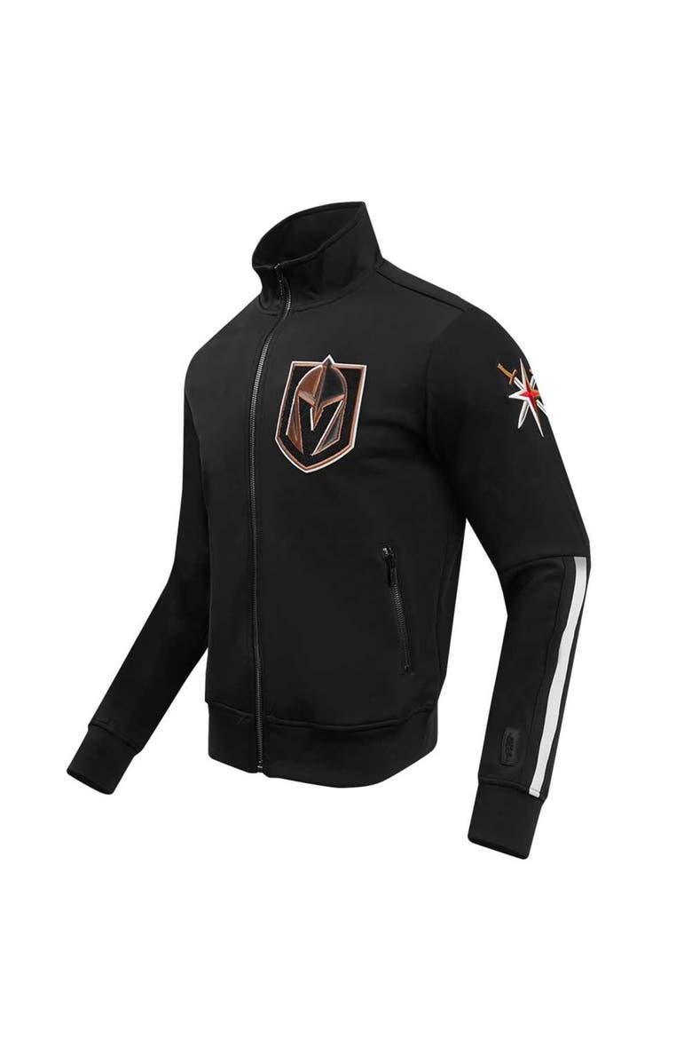 PRO STANDARD Men's Pro Standard Black Vegas Golden Knights Classic Chenille Full-Zip Track Jacket, Alternate, color, Black