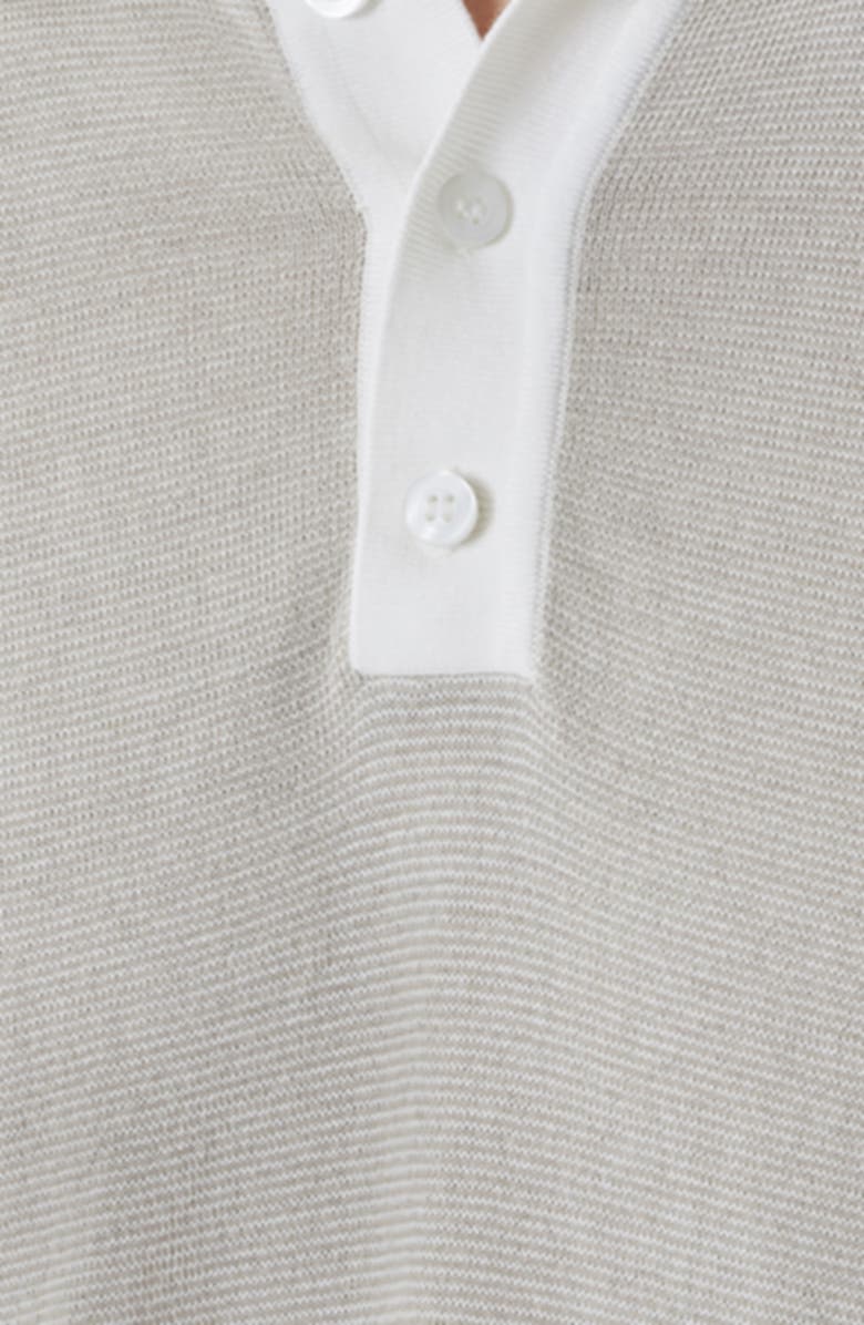 Robert Barakett Jorren Polo Sweater, Alternate, color, Moonstruck