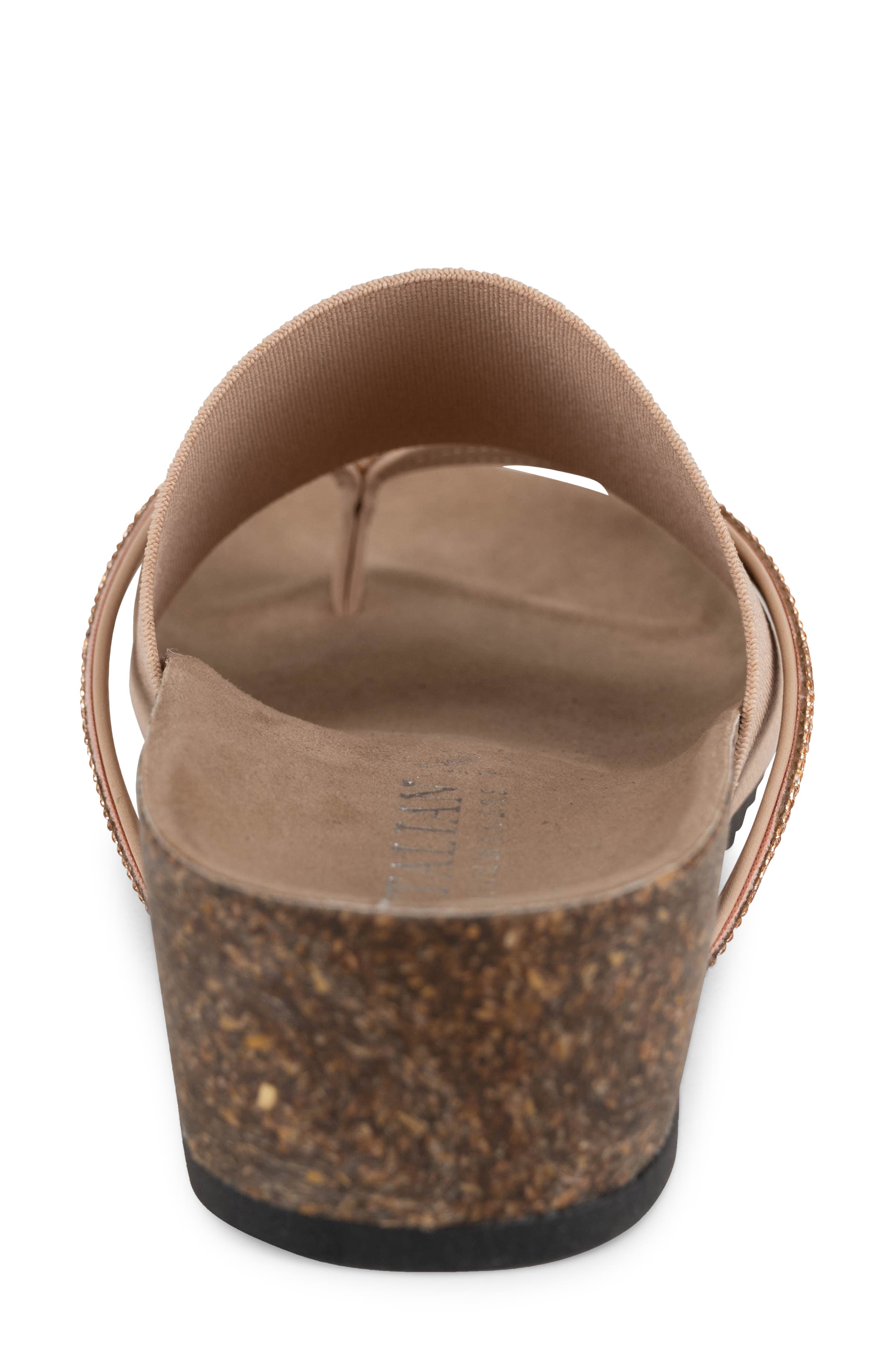 ITALIAN SHOEMAKERS Ziona Wedge Sandal, Alternate, color, Natural