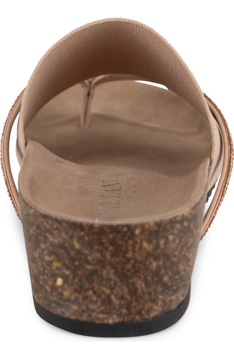 ITALIAN SHOEMAKERS Ziona Wedge Sandal, Alternate, color, Natural