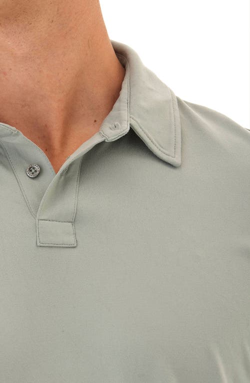 Threads 4 Thought Darryn Luxe Long Sleeve Polo In Boulder