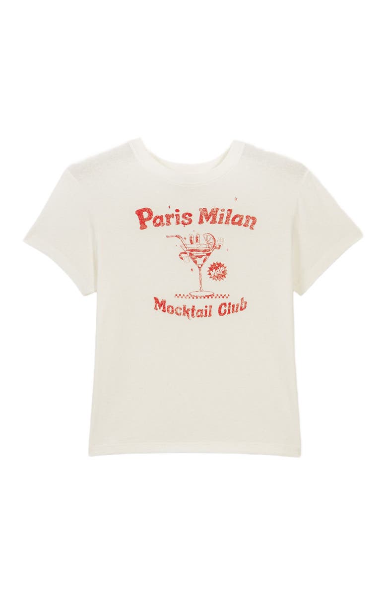 maje Paris Milan T-shirt, Alternate, color, White