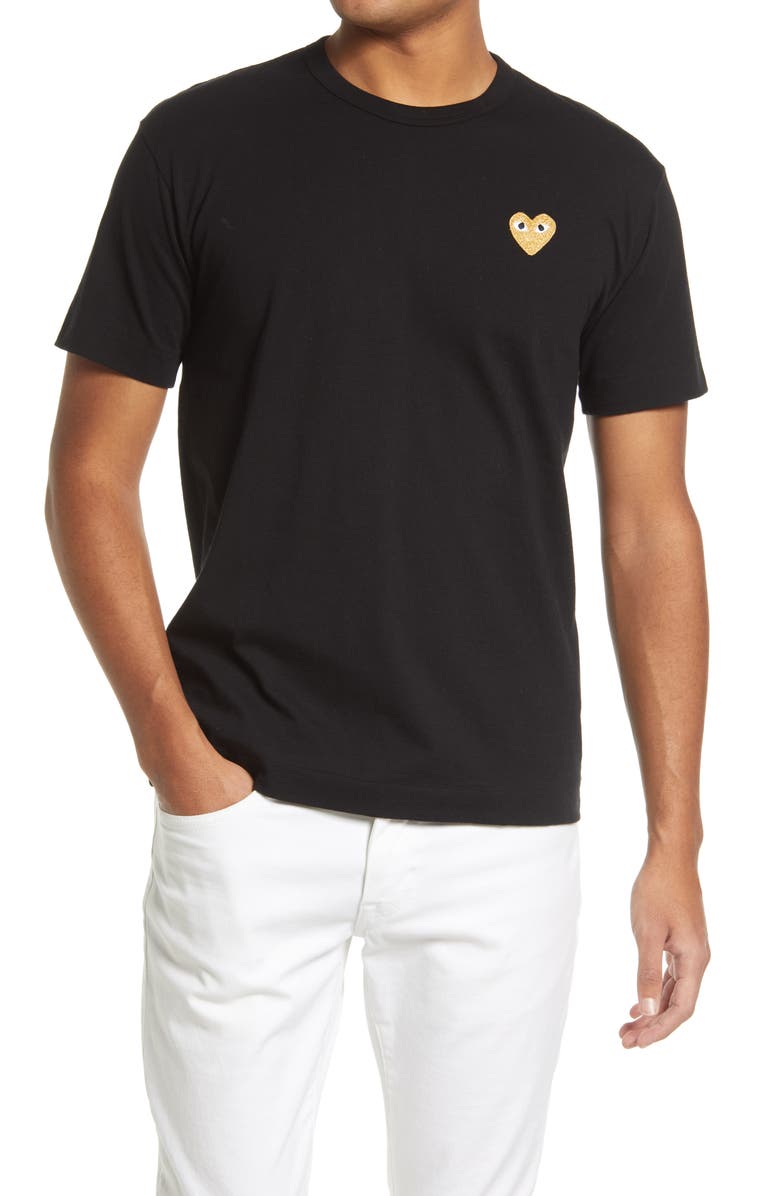 Comme des Garçons PLAY Crewneck T-Shirt, Main, color, 