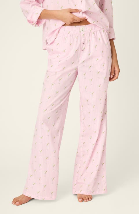 Afterparty Cotton Poplin Pajama Pants