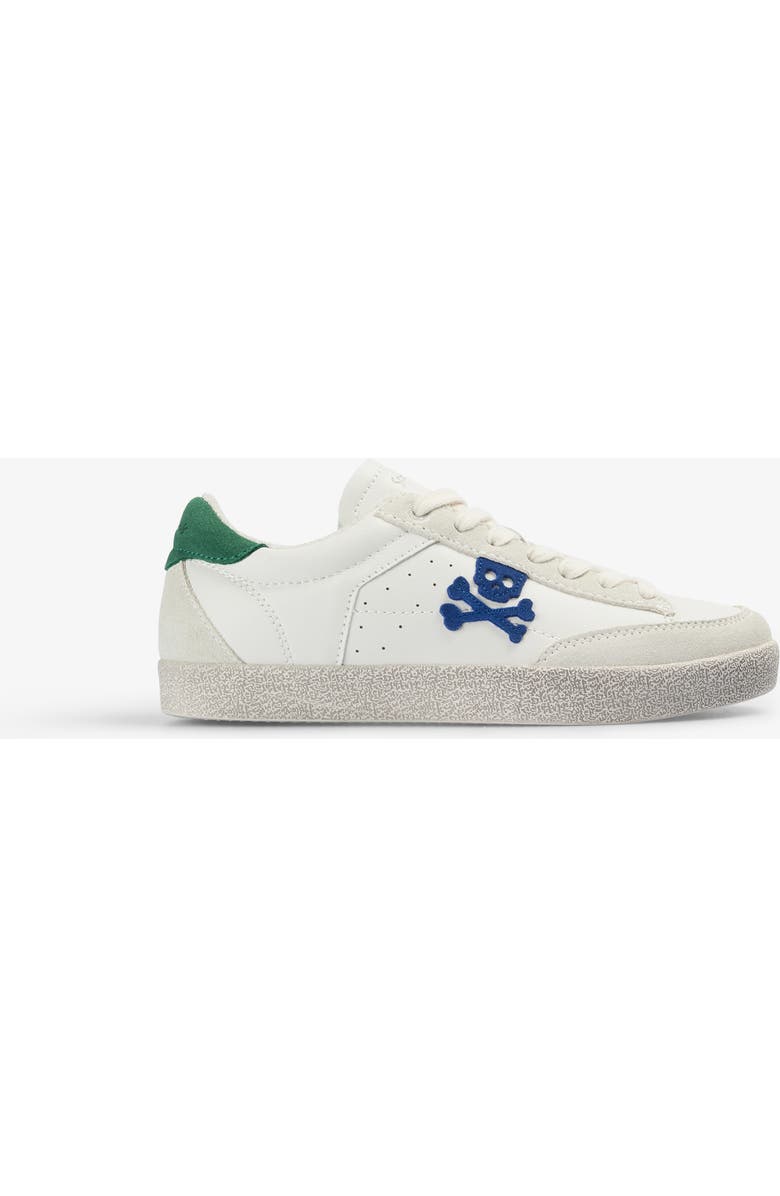 Scalpers Calavera Contrast Sneakers, Alternate, color, Whiteduck