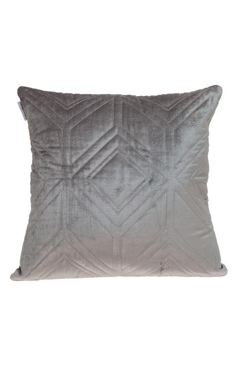 Reta Diamond Quilted Throw Pillow