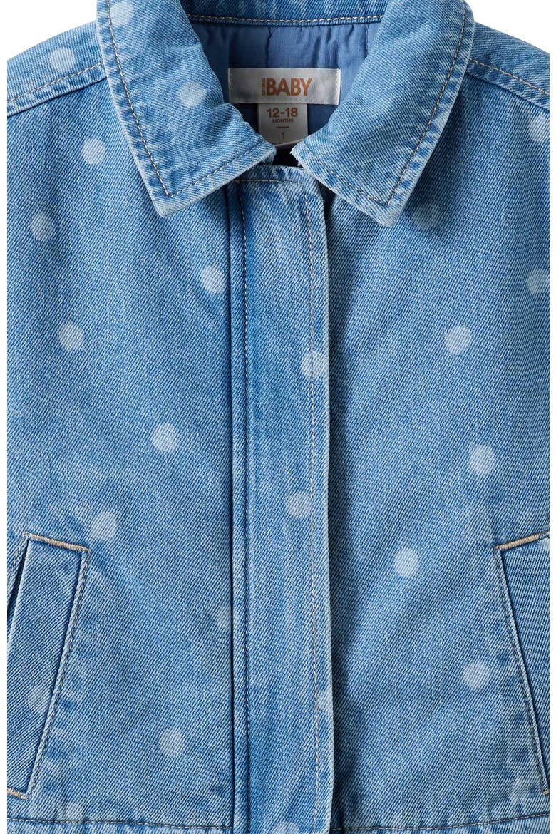 Rae Denim Jacket, Alternate, color, Burleigh Blue Wash Polka Dot