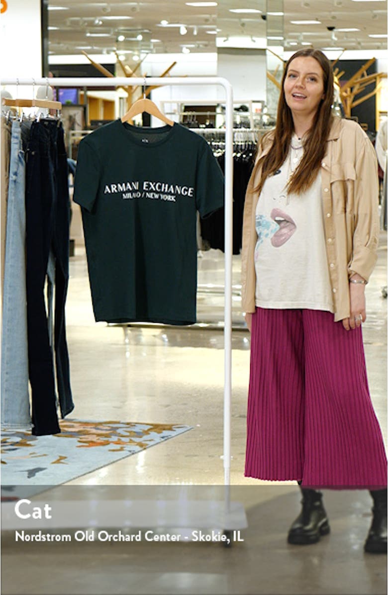 Milano/New York Logo Graphic Tee, sales video thumbnail