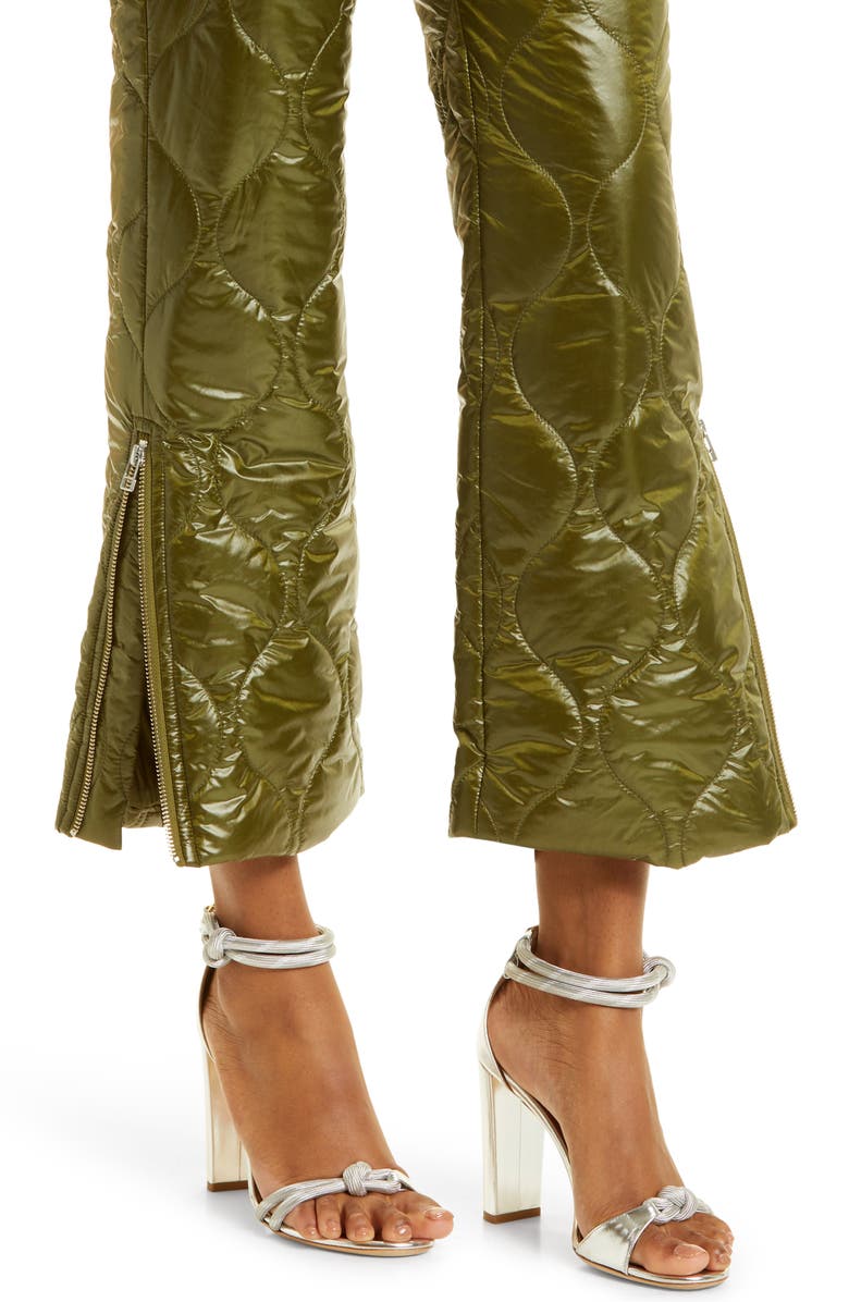 Baum und Pferdgarten Natara Quilted Zip Hem Crop Pants, Alternate, color, 