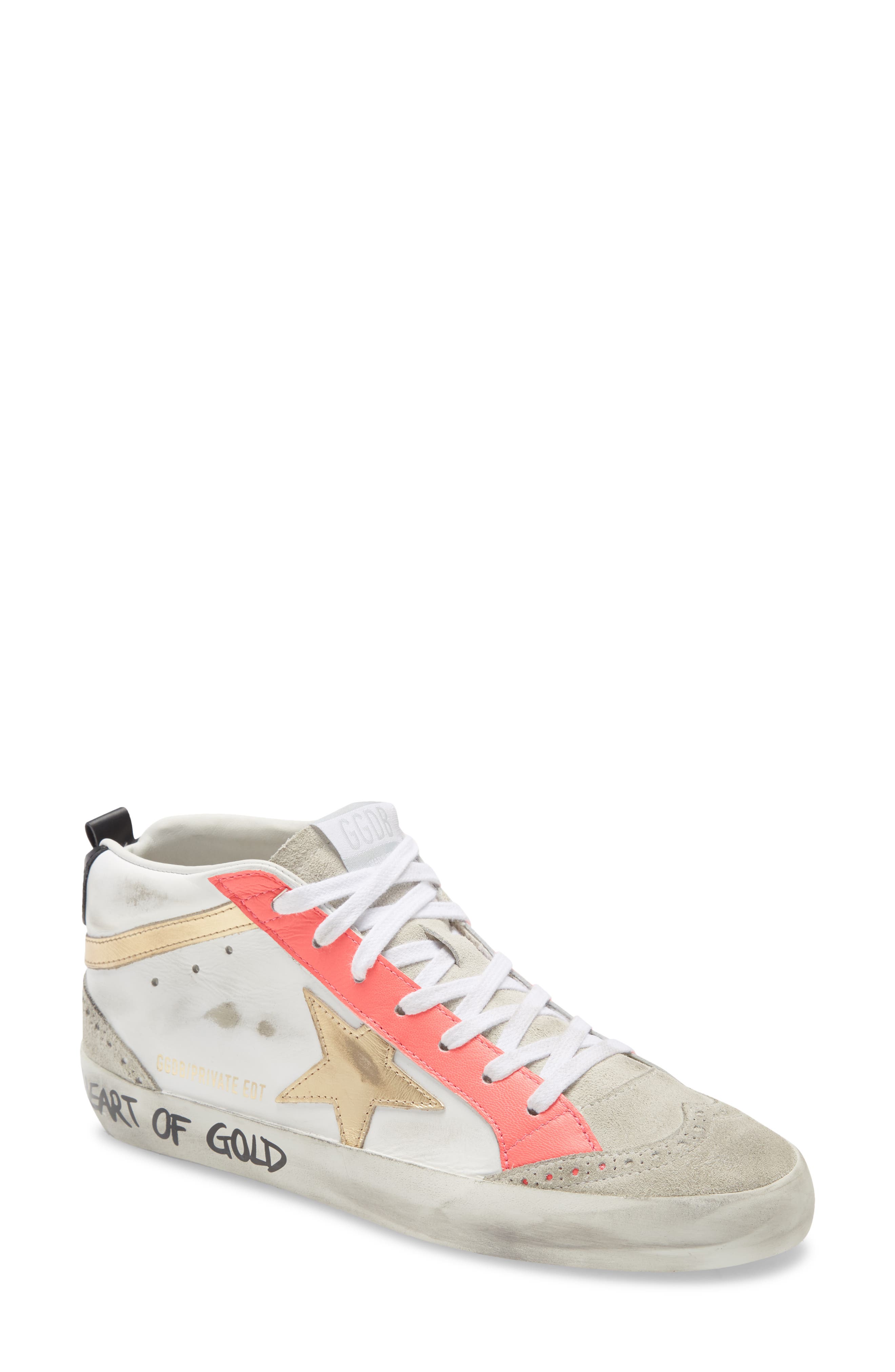 Golden Goose Mid Star Sneaker, Main, color, 