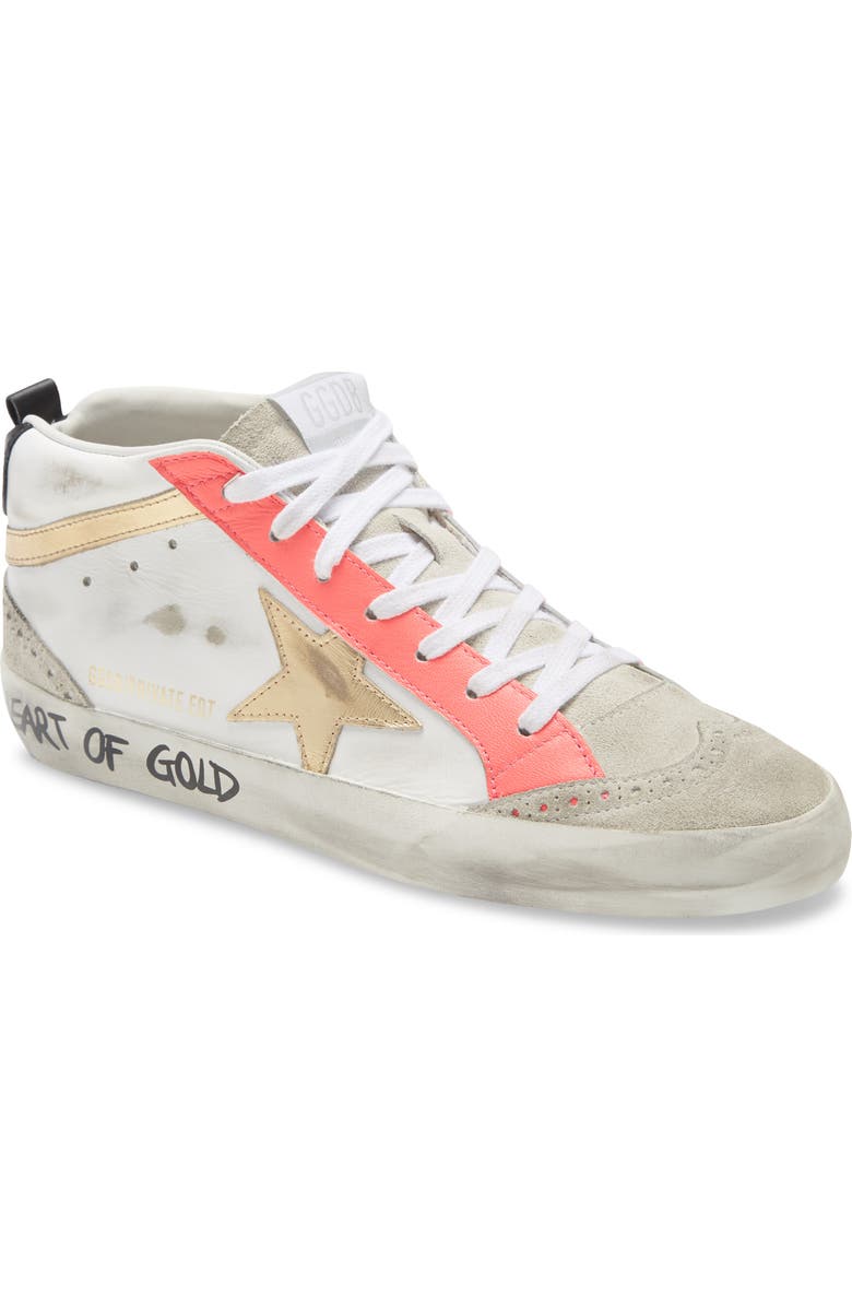 Golden Goose Mid Star Sneaker, Main, color,
