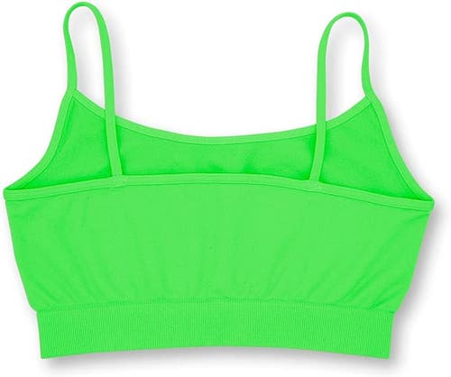 Malibu Sugar Solid Bra Cami In Green