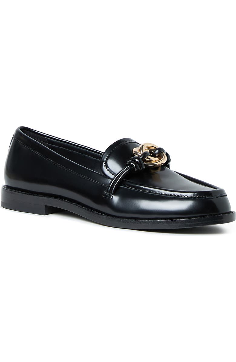 Loeffler Randall Roma Loafer, Main, color, Black