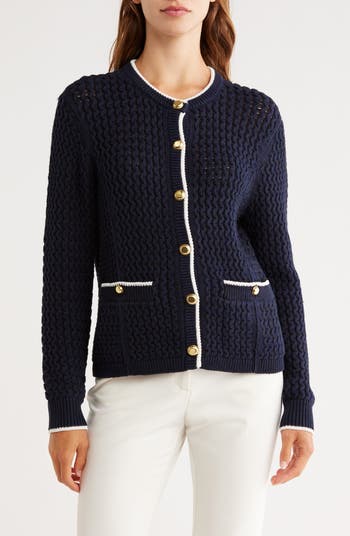 売れ筋商品|||ラグアンドボーン ニット&セーター レディース アウター DARIA CARDIGAN - Cardigan - marsh rag & bone Daria Stretch Cotton Cardigan | Saks Fifth Avenue