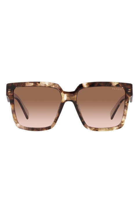 56mm Square Sunglasses