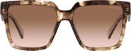 Prada 56mm Square Sunglasses