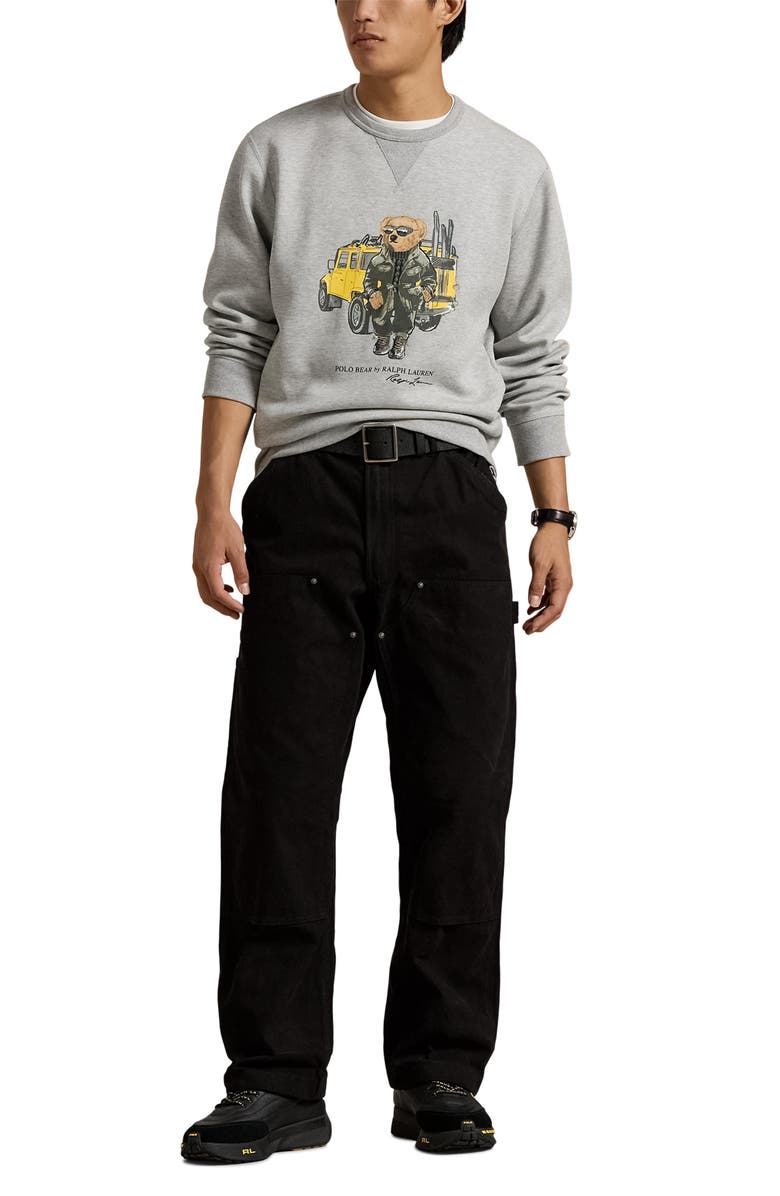 Polo Ralph Lauren Polo Bear Double Knit Graphic Sweatshirt, Alternate, color, 