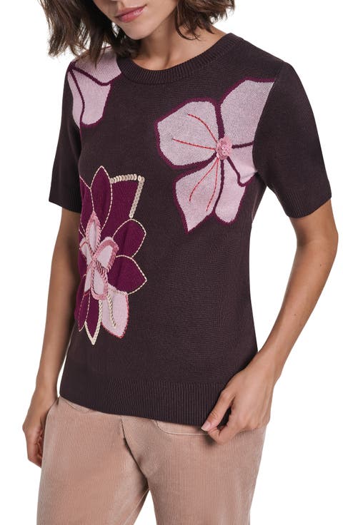 Embellished Floral Sweater