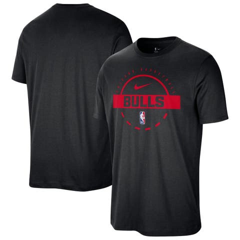 Men's Nike  Black Chicago Bulls Authentic Practice T-Shirt